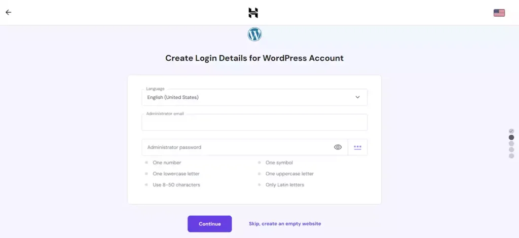 create-login-details-for-wordpress-account