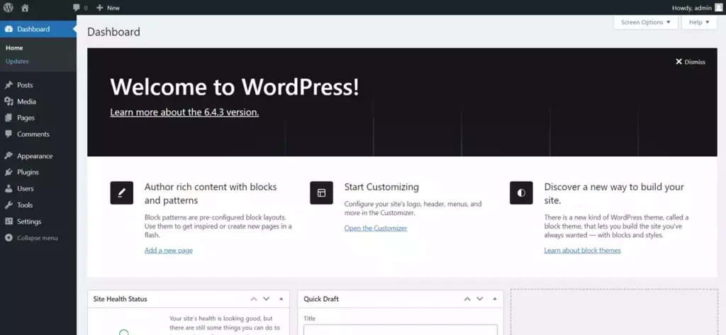 wordpress-dashboard